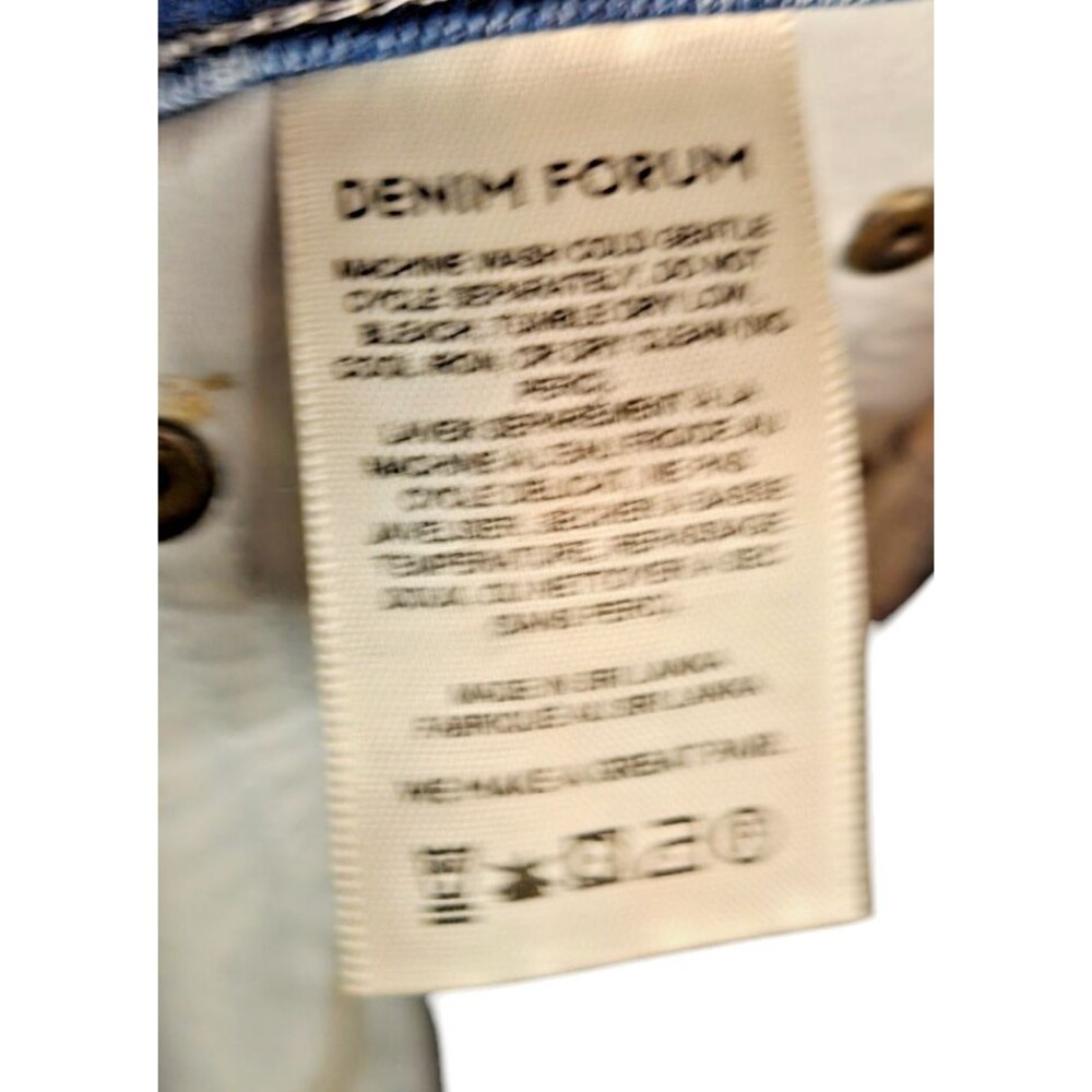 Denim Forum Jeans The Lola High Rise Skinny Crop Size 25 - Picture 7 of 8